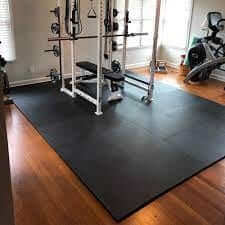 Rubber Insertion flooring. - Flooring: Best Suited for Gym