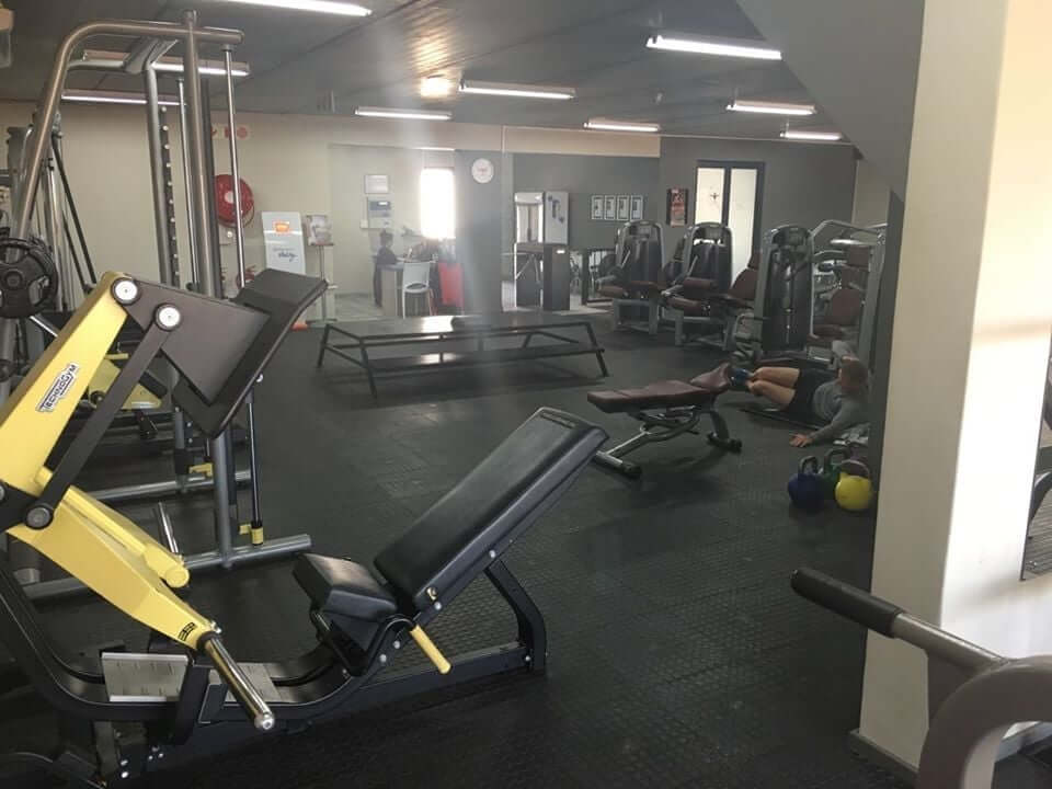 rubber gym tiles