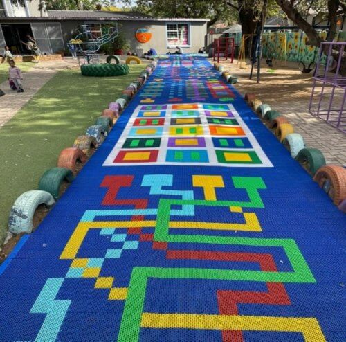 multipurpose Outdoor playground - Playground Tiles