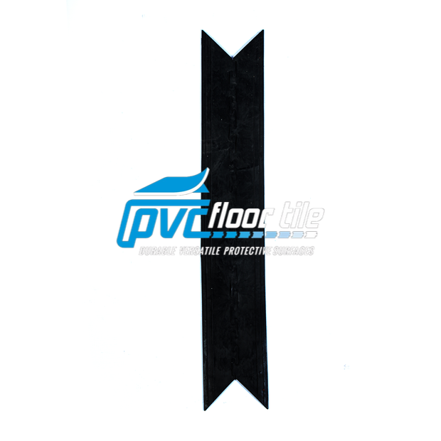 Rubber floor border edge one metre two pieces