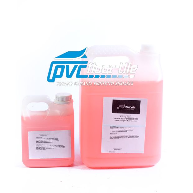 PVC flooring cleaner and maintenance product
