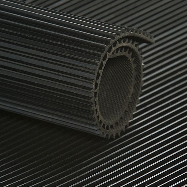 Fine Ribbed Rubber Roll