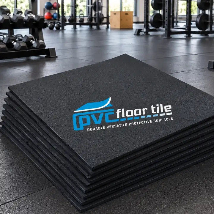 15mm weightlifting area tiles for commercial gym flooring