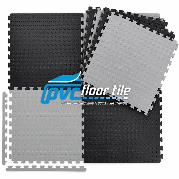 Classic EVA Foam Flooring Mat 4 grey pieces 600 × 600mm interlocking foam tiles