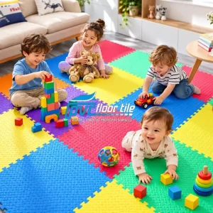 Creche Foam Play Mat 600 × 600mm interlocking EVA foam tile for children’s play areas