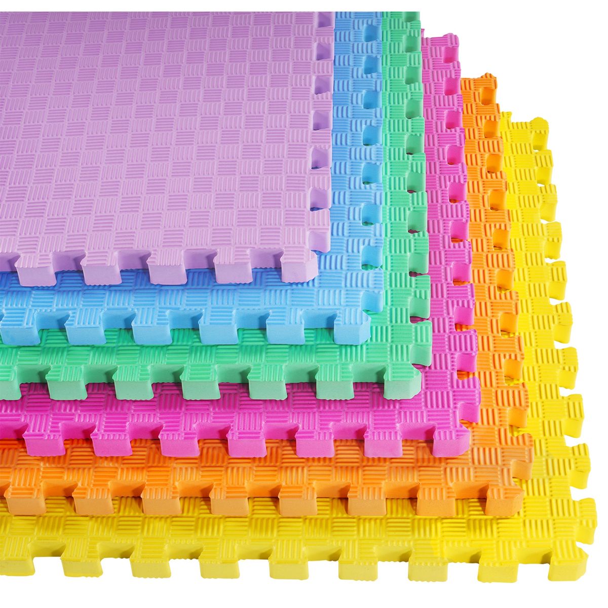 Colourful interlocking EVA foam puzzle mats