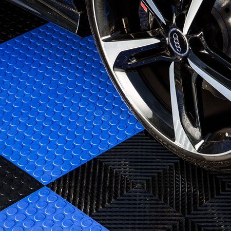 Quick Lay Warehouse tile Interlocking Tile  1sqm=4 Blue Tiles - Image 2