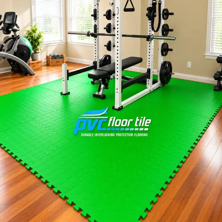 Green Indoor Activity Tiles 500 × 500mm interlocking floor tile