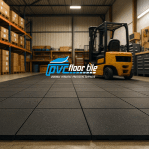 Heavy-Duty Workshop Tiles inside a warehouse workshop.