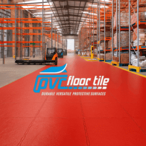 Warehouse floor covered with Leather Warehouse Tiles