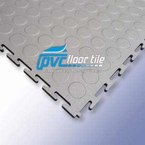 Light grey rubber interlocking tiles 1sqm/4 tiles