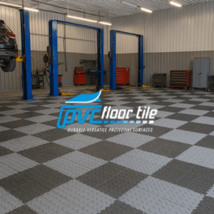 Mechanic Bay Workshop Tiles installed for a durable, professional workshop floor.