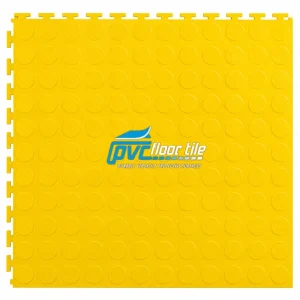 Anti-Static SeamLock Tile 500 × 500 × 5mm yellow interlocking floor tile