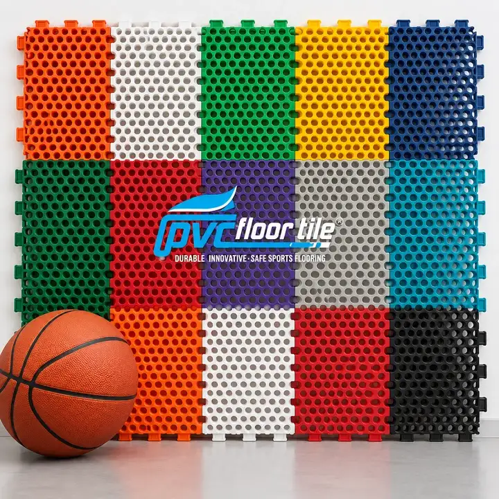 CourtShield Basketball Court Tiles 100-pack covering 1m² interlocking sports flooring