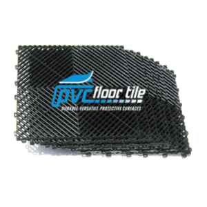 Floor Shield Garage Floor Tiles 8-Pack – black Modular interlocking tile