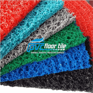 Noodle vinyl loop spaghetti mat for entrances and wet areas