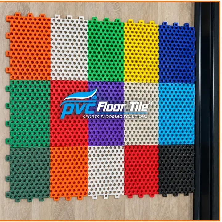 Playground Sport Floor Tiles 100-pack covering 1m² colourful interlocking sports flooring