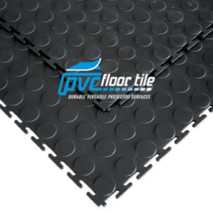 Black EntryFit Gym Tiles 5mm – Non-Slip Rubber Flooring