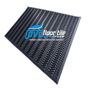 Wave Pattern Safety Mat -rib non-slip surface with beveled safety edge (1500x900, black)