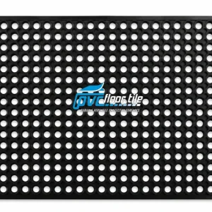 Heavy-duty ring mat 1000 x 1000 x 22mm with open drainage holes