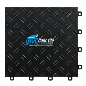 Service station plastic tiles 500 x 500 x 5mm for durable workshop flooring