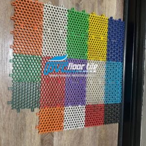 CourtShield Netball Court Sport Tiles in black showing interlocking solid-top surface for indoor netball and sports flooring.