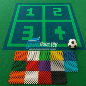 Mini soccer sport tiles for small-sided training courts