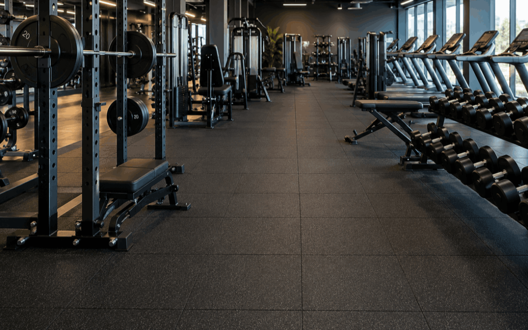 Best gym tiles for commercial gyms in South Africa with heavy duty gym flooring and equipment