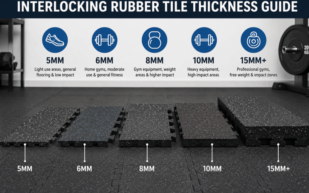 What Thickness Interlocking Rubber Tiles Do You Need?