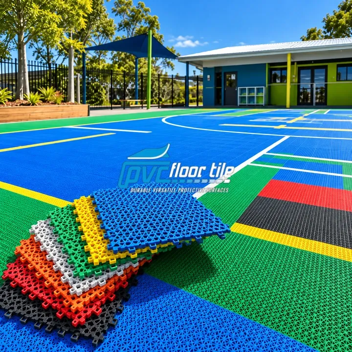 100 piece MultiSport court tile pack covering 1m²
