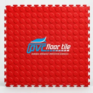 Red QuickLock PVC floor tile