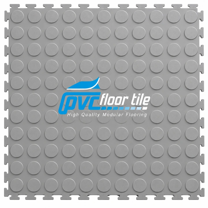 Light grey clean surface mat 500 x 500mm for neat modular flooring