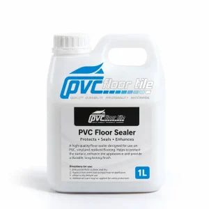 PVC floor sealer 1 litre container for PVC vinyl and LVT flooring
