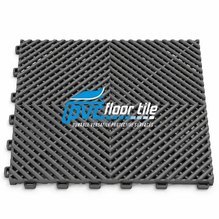 Dark grey vehicle drainage tiles
