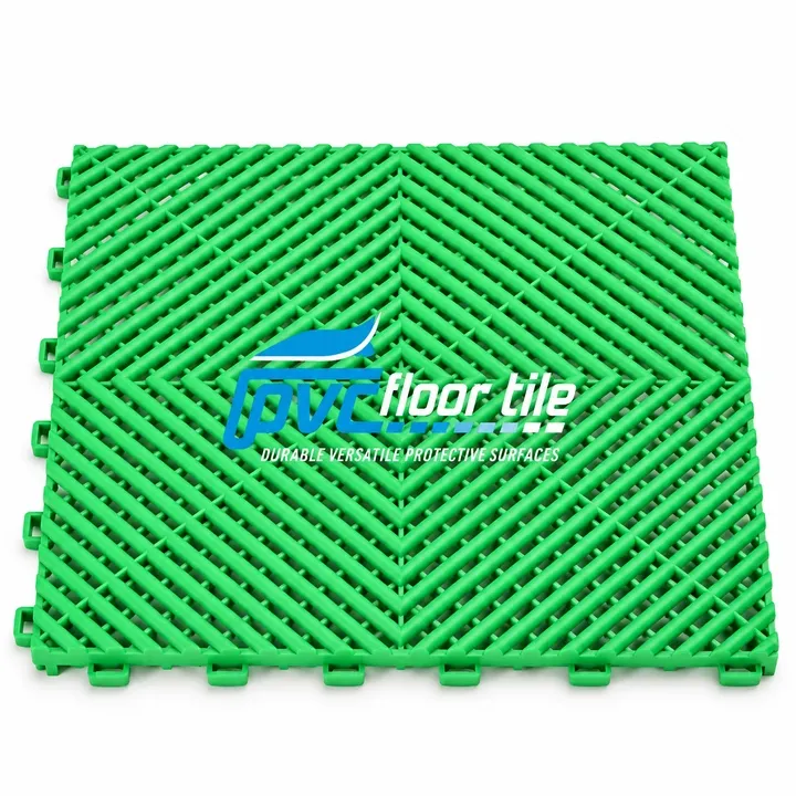 Green garage vented drainage mat 395 by 395 millimetres